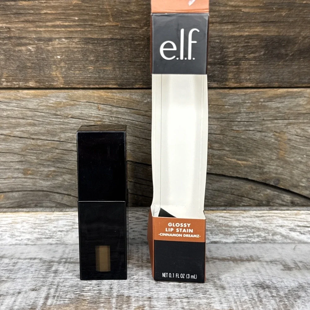 e.l.f. Glossy Lip Stain Cinnamon Dreamz Long‎ Lasting | MSRP = $8